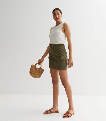 Khaki skirt womens clearance 2018