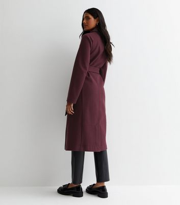 Burgundy coat sale