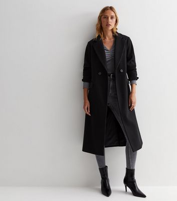 Long black sale formal coat