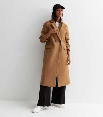 Tan Longline Formal Coat