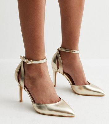 Wide fit gold on sale shoes