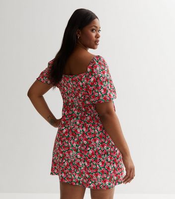 New look red shop ditsy floral dress