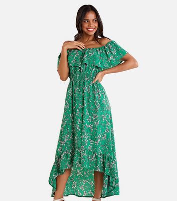 Dipped hem hotsell maxi dress