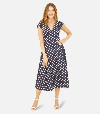 Yumi polka dot store dress