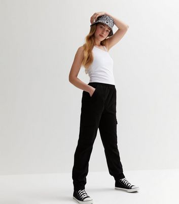 Girls cuffed hot sale trousers