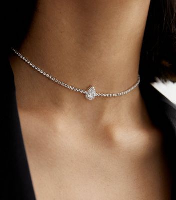 Cubic on sale zirconia choker