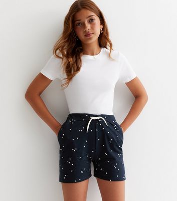 Name It Blue Spot Shorts New Look
