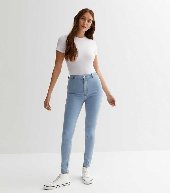 High Waist Disco Super Skinny Jeans | Look