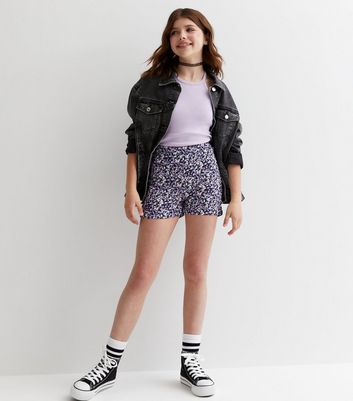 KIDS ONLY Blue Floral Shorts | New Look