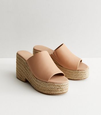 Wedge hot sale mule shoes