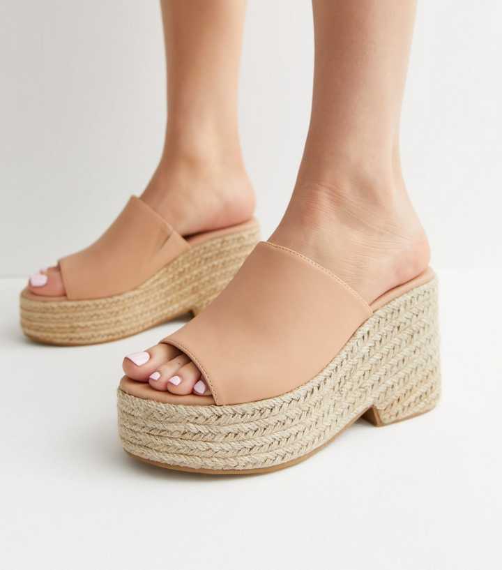 mule espadrilles wedge