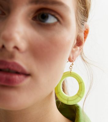 New look green on sale earrings