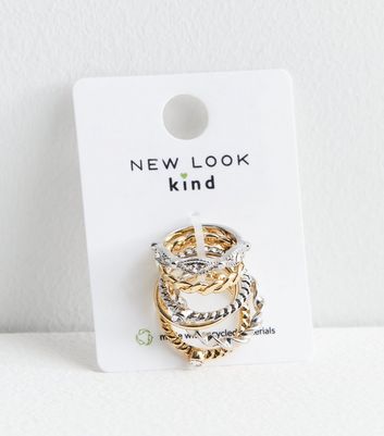 New look sale silver rings