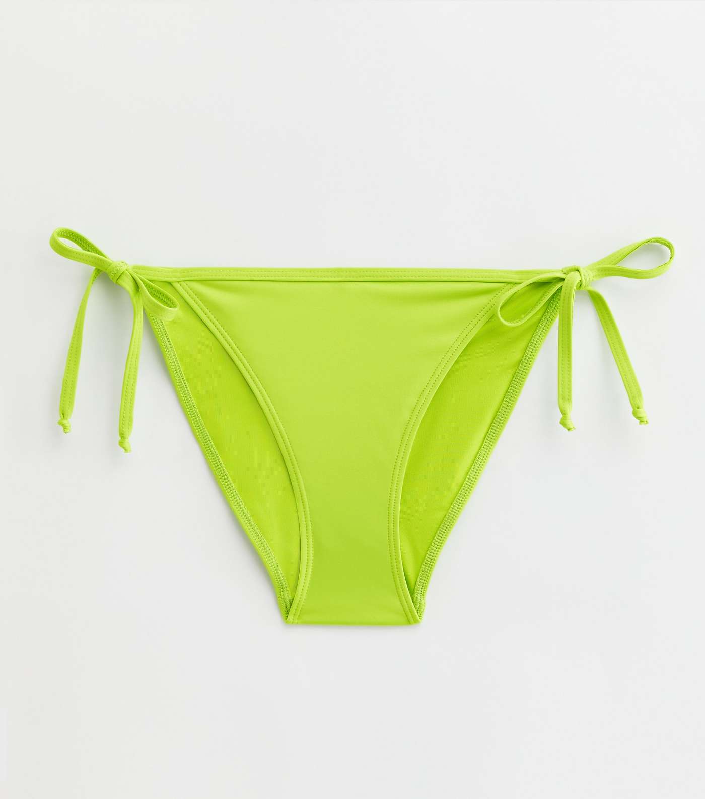 Light Green Tie Side Bikini Bottoms Image 5