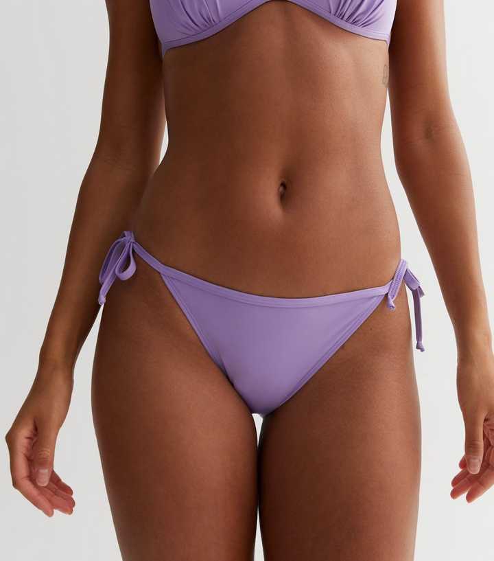 Lilac - Brazilian Style Bikini Bottom – Peaches Swimwear