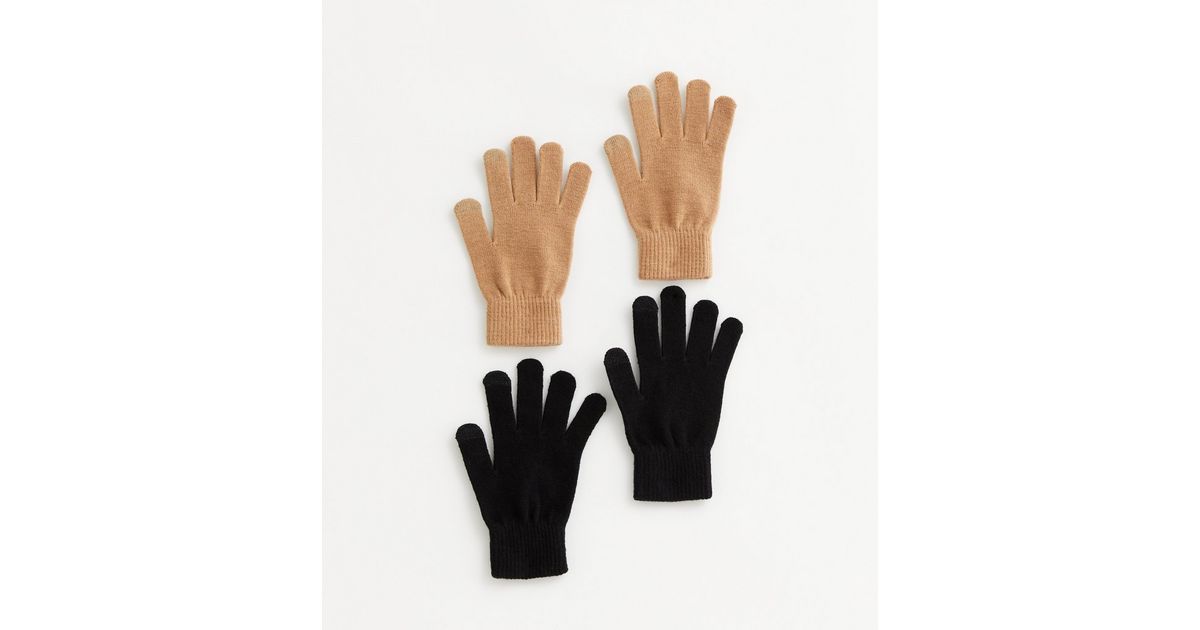 Magic Touchscreen Mens Gloves - 2Pk