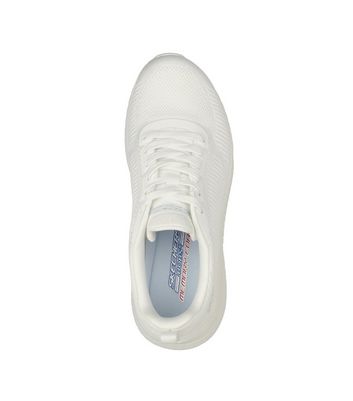 Skechers bob hot sale squad white