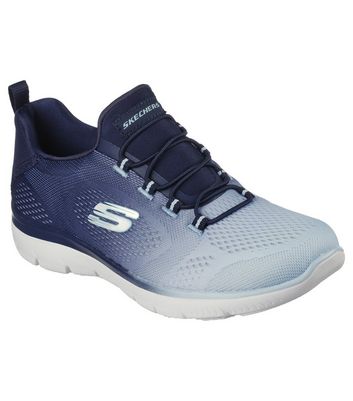 Skechers Navy Summits Bright Charmer Trainers New Look