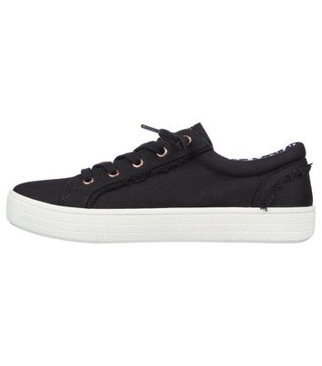 Skechers Black Bobs B Extra Cute Canvas Trainers New Look