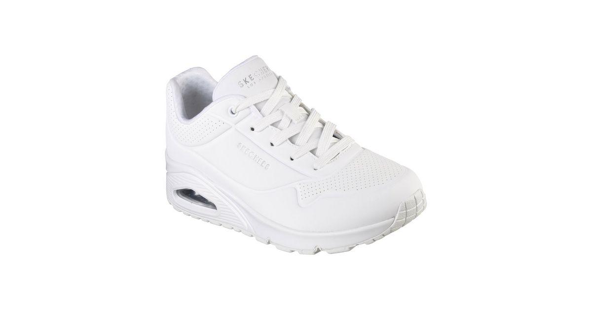 Skechers White Uno Stand On Trainers |