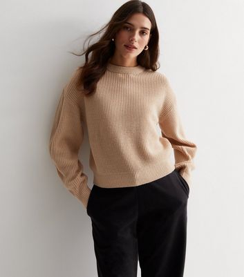 New look camel on sale jumper