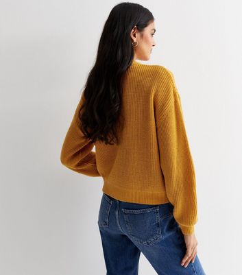 Mustard hotsell crop jumper