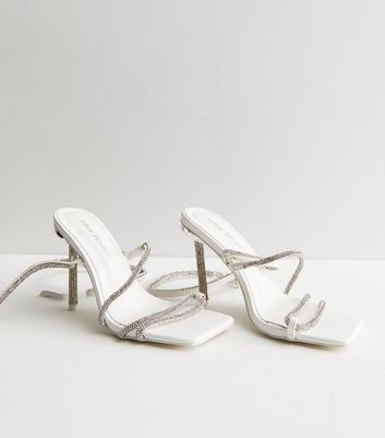 New look discount clear strap heels