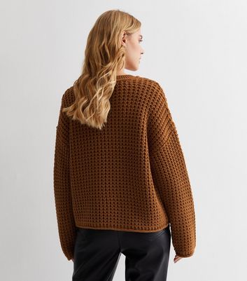 Rust hotsell knit jumper