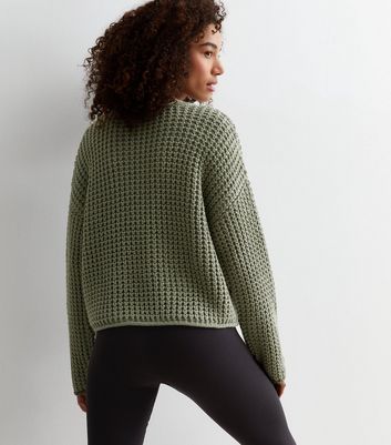 Olive on sale green knitwear