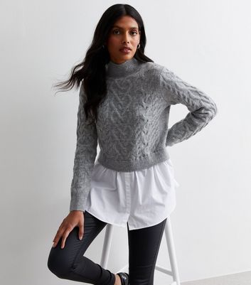 2 in 1 shirt jumper women's sale