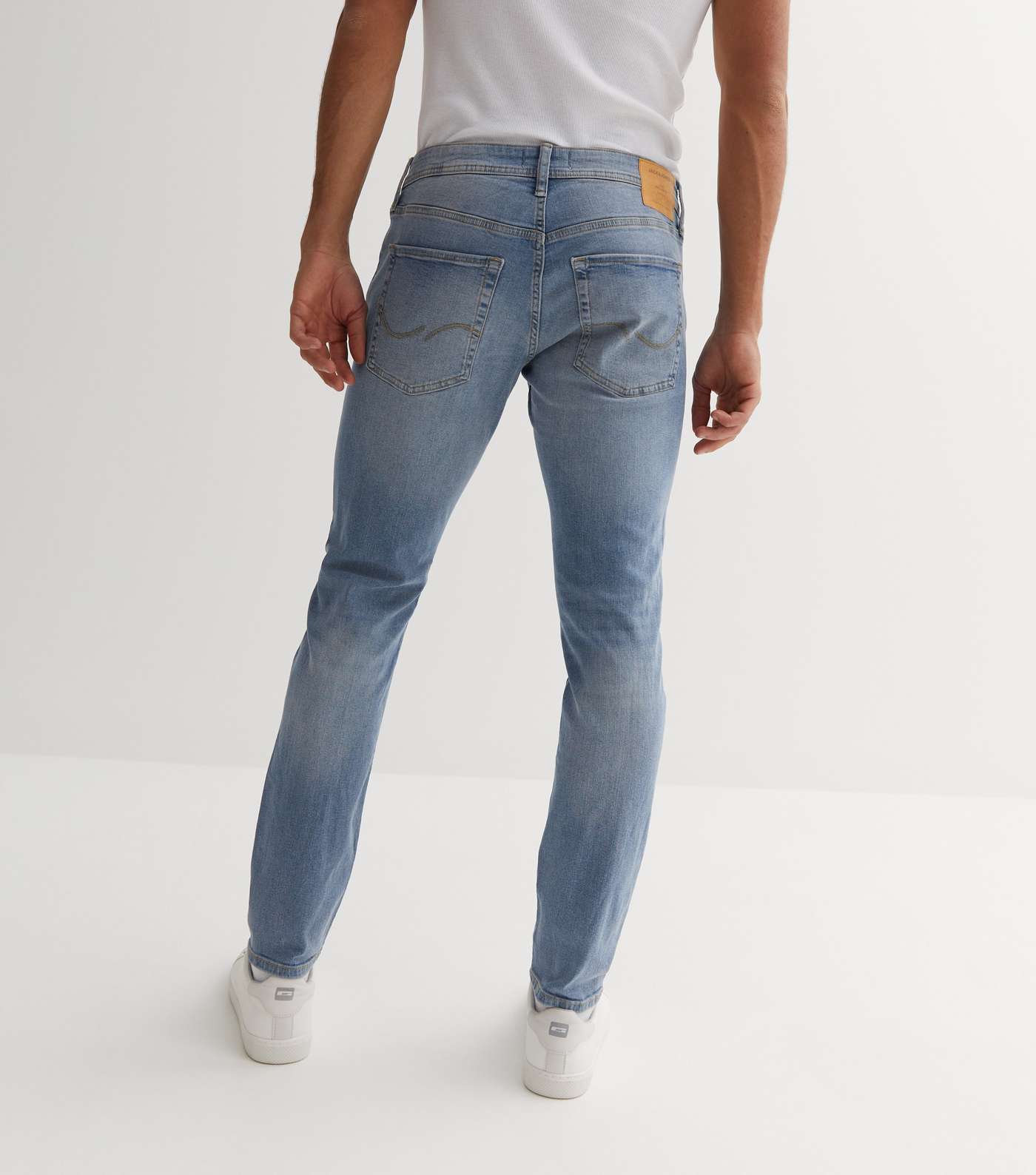 Jack & Jones Blue Slim Fit Jeans Image 4