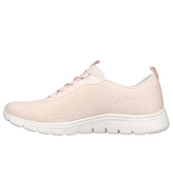 Skechers Mid Pink Arch Fit Vista Mesh Trainers New Look