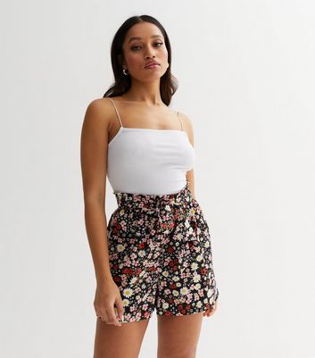 Blush High-Waisted Paper Bag Short – Pink Rosie Co.