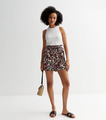 Paper bag waist deals shorts forever 21