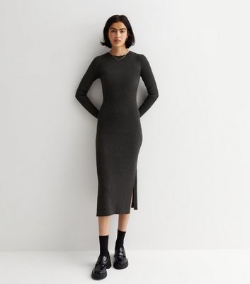 Black grey outlet dress