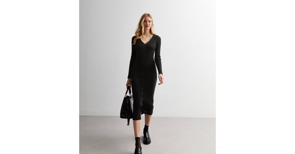 newlook knitted dress KNIT MAXI DRESS
