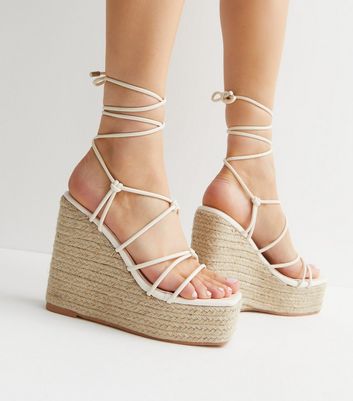 Strappy hot sale wedge sandals