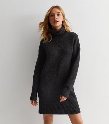 Polo neck shop mini dress