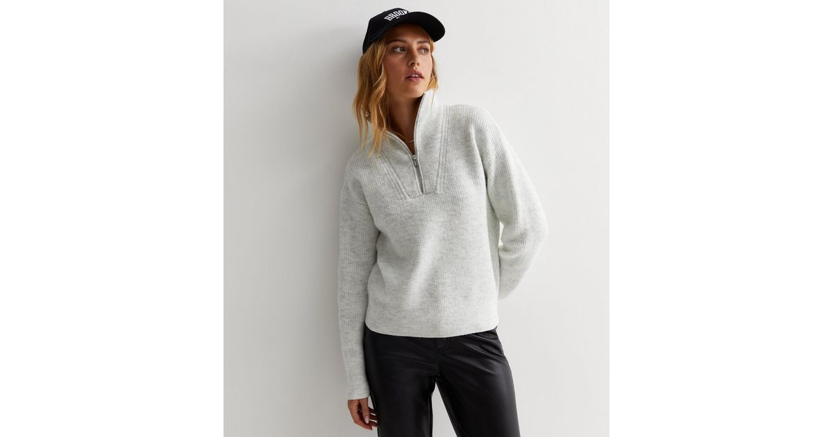 Grey Zip Jumper main image 1