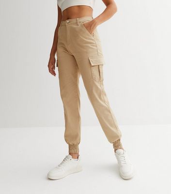 Urban Bliss Stone Cargo Joggers New Look