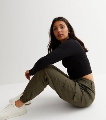 Olive cargo 2025 joggers womens