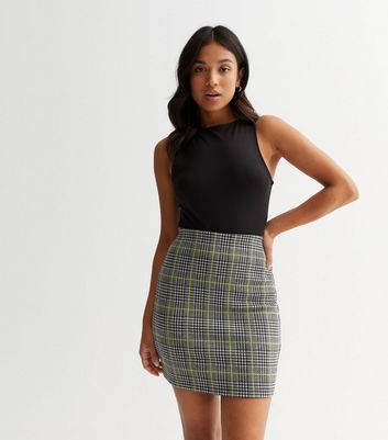 Plaid skirt new clearance look