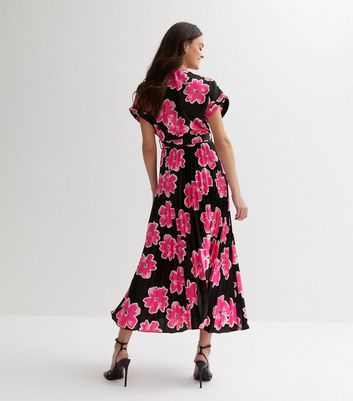 Aliyah crepe floral maxi on sale dress