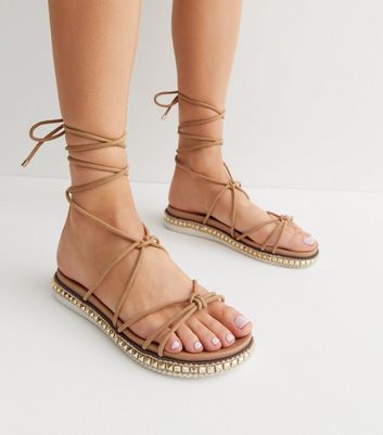 Wide strap 2024 flat sandals