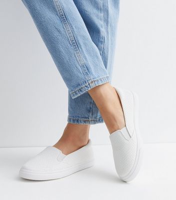 New look slip on deals shoes