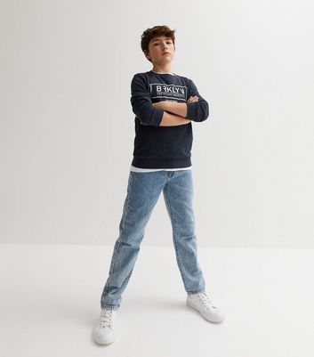 KIDS ONLY Pale Blue Acid Wash Baggy Fit Jeans
