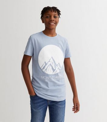 KIDS ONLY Pale Blue Mountain Short Sleeve T-Shirt