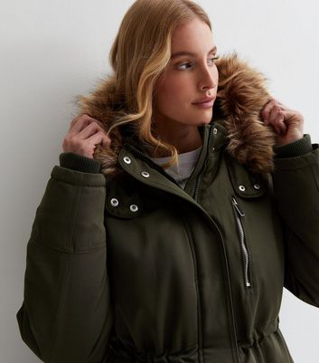 New look clearance parka coats sale