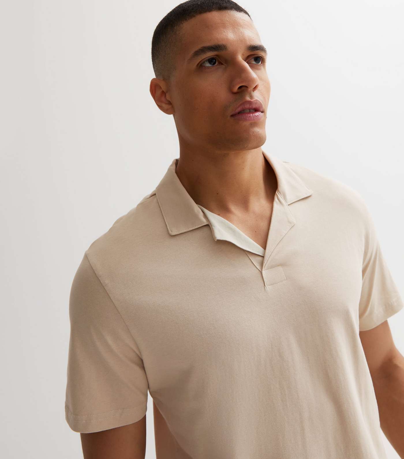 Only & Sons Stone Jersey Short Sleeve Polo Top Image 3