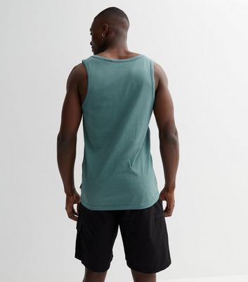 Only  Sons Teal Cotton Vest New Look